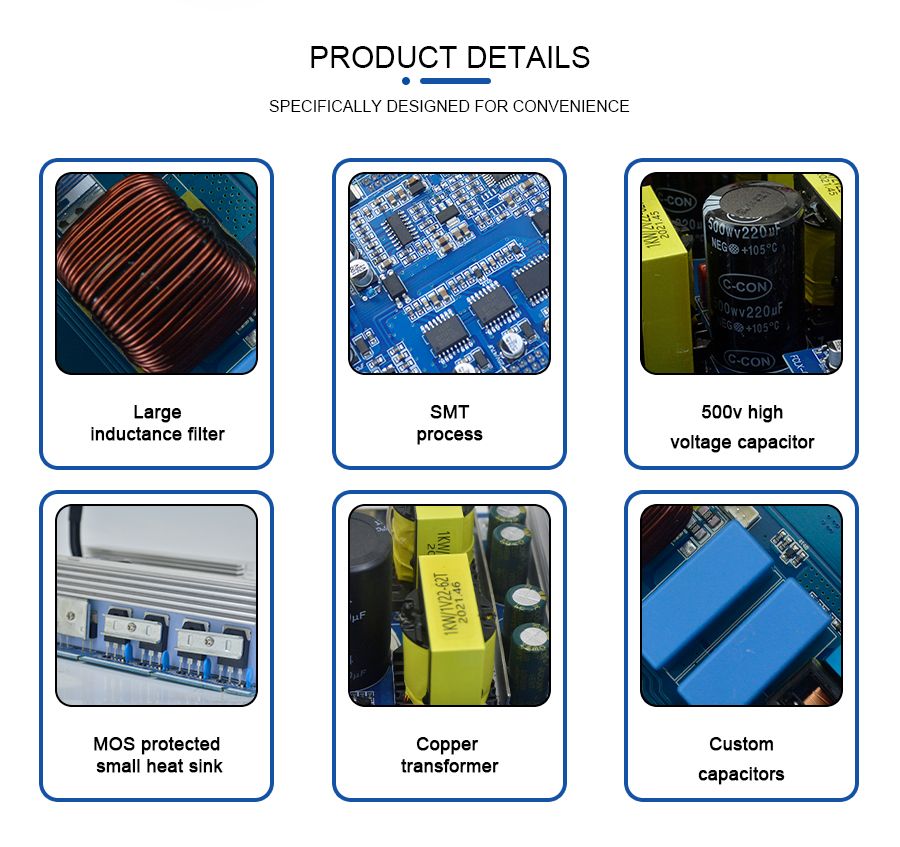 ANE-Tech PCBA-2500W Pure Sine Wave Power Inverter PCB Board | Advance ...